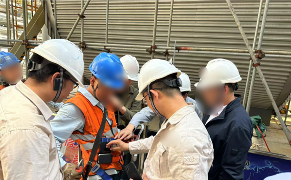 中國電建某項(xiàng)目部實(shí)施智能安全帶防墜落方案